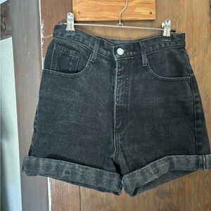 Guess Black Jean Shorts for Women